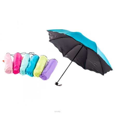 PARASOL SKŁADANY PASTELOWY MIX KOL. 7X28 CM 2981