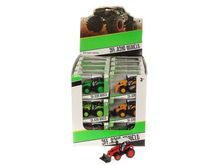 TRAKTOR METALOWY 14X12 CM (24) 5809