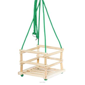 HUŚTAWKA DREWNIANA 33X33X20 CM 4132 