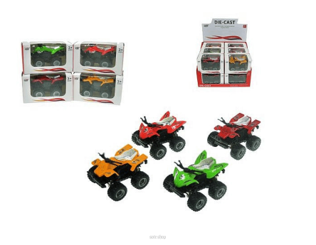 AUTO QUAD Z NAPĘDEM 9X6 CM (12) 9055