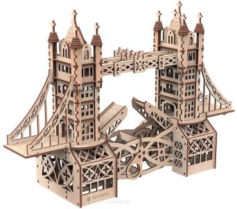 MR.P DREWNIANY MODEL PUZZLE 3D TOWER BRIDGE 0014