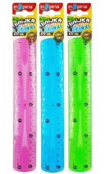 LINIJKA FLEXI INSPIRIA 20 CM 7084