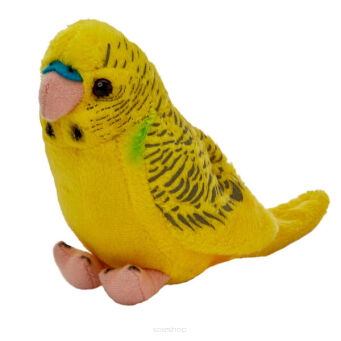 PLUSZ PAPUGA FALISTA ŻÓŁTA 13 CM 0642 NN