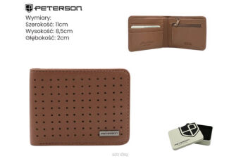 PORTFEL MĘSKI EKO PTN EH-03Z D.BROWN 5877 NN