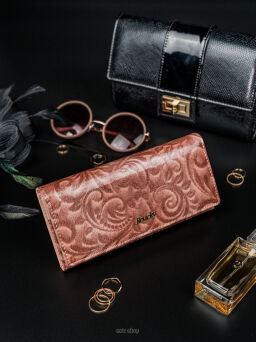 PORTFEL DAMSKI SKÓRZANY 8801-JXW-5718 PINK NN