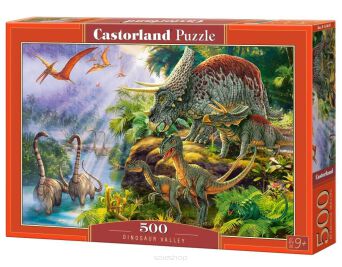 CASTOR PUZZLE 500 DINOSAUR VALLEY 3643