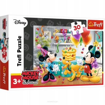 TREFL PUZZLE 30 TORT URODZINOWY 2118 NN