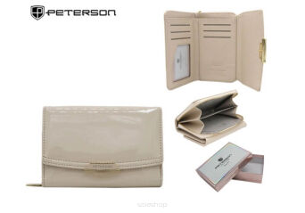PORTFEL DAMSKI EKO PTN 001-LAK BEIGE 4928 NN