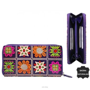 PORTFEL DAMSKI SKÓRZANY SPG-19401-2005 BORDO 20 NN