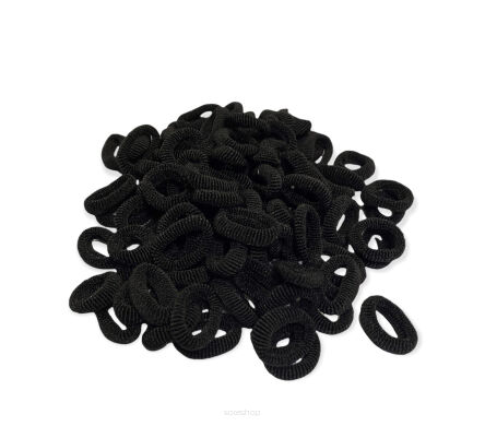 FROTKI CZARNE DO WŁOSÓW 7 CM 72 SZT 4061