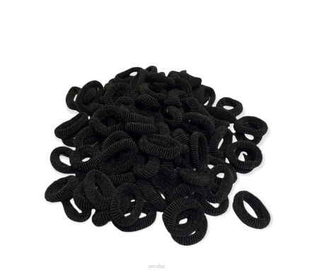 FROTKI CZARNE DO WŁOSÓW 7 CM 72 SZT 4061