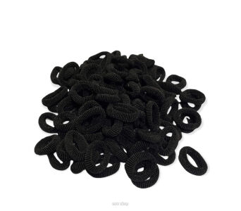 FROTKI CZARNE DO WŁOSÓW 7 CM 72 SZT 4061