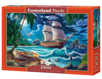 CASTOR PUZZLE 1500 FIRST NIGHT ON NEW LAND 2070