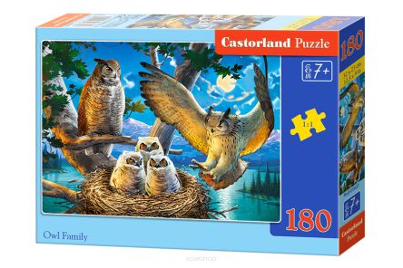 CASTOR PUZZLE 180 OWL FAMILY 8437