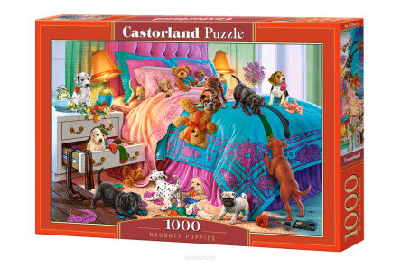 CASTOR PUZZLE 1000 NAUGHTY PUPPIES 4475