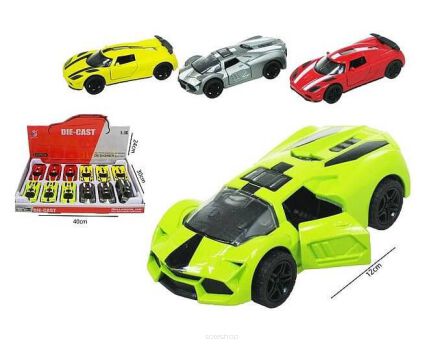 AUTO SPORTOWE METAL Z DŹW. 12 CM (12) 0141