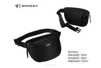SASZETKA DAMSKA R-103-01 BLACK 3201 NN