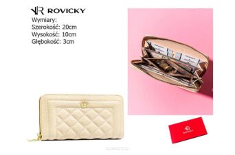PORTFEL DAMSKI PIÓRNIK R-PRK-03-F19 BEIGE 3051 NN