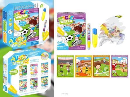 @@ KSIĄŻECZKA + PISAK DO KOLOROW. WODĄ 26X25 0329