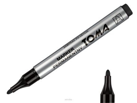 TOMA MARKER PERMANENT. OKR. CZARNY (10) 0317 NN