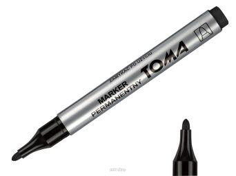 TOMA MARKER PERMANENT. OKR. CZARNY (10) 0317 NN