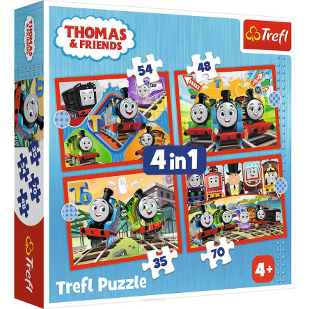 TREFL PUZZLE 4W1 ODJAZDOWY TOMEK 6190 NN