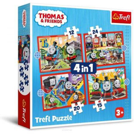 TREFL PUZZLE 4W1 ODJAZDOWY TOMEK 6190 NN