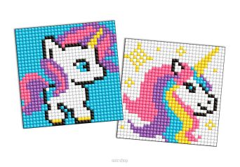 MOZAIKA DIAMNETOWA JEDNOROŻEC 9x9 CM 9707