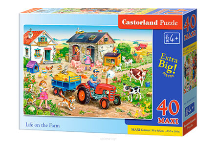 CASTOR PUZZLE 40 MAXI LIFE ON THE FARM 0193