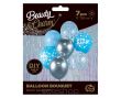 BUKIET BALONOWY B&C SREBRNO-NIEBIESKI STO LAT 9074 - 2