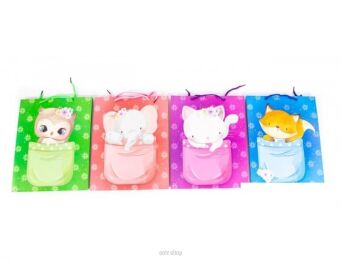 TOREBKA PREZENTOWA ZWIERZAKI 32X26 CM (12) 9782