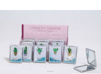 LUSTERKO KAKTUS Z PŁYNNYM BROKATE 6X8 CM (12) 8991