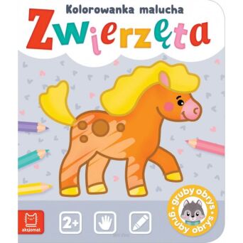 KOLOROWANKA DLA MALUCHA ZWIERZĘTA 6814