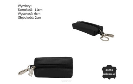 ETUI NA KLUCZE SKÓRZANE SKL-001-NDM BLACK 6073 NN