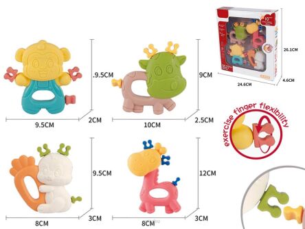 ZESTAW GRZECHOTKA NA KLIK 4 SZT 24x5x26 CM 8337