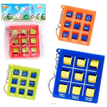 BRELOK GRA KÓŁKO I KRZYŻYK 5X5 CM 8167