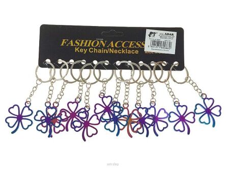 BRELOK CZTEROLISTNA KONICZYNA KOLOR (12) 9860