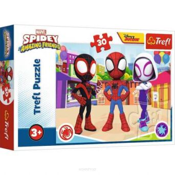 TREFL PUZZLE 30 PRZYGODY SPIDEY'A I PRZYJACIÓŁ  NN