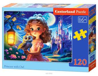 CASTOR PUZZLE 120 PRINCESS WITH OWL 3593