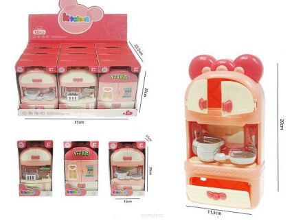 ZESTAW KUCHENNY MINI KUCHNIA 12X20 CM (12) 5698