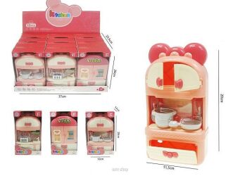 ZESTAW KUCHENNY MINI KUCHNIA 12X20 CM (12) 5698