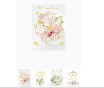 KARTKA ŚLUB PRZESTRZENNA LPOP TRADYCJA (10) 2147