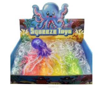 OŚMIORNICA GNIOTEK SQUISHY 17X11 CM (12) 0996