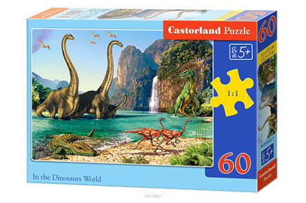CASTOR PUZZLE 60 IN THE DINOSAURS WORLD 6922