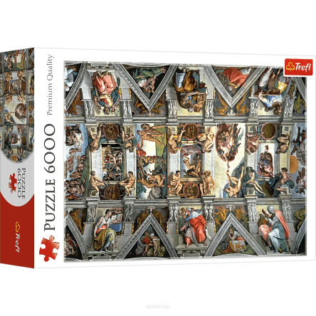 TREFL PUZZLE 6000 SKLEPIENIE KAPLICY SYKSTYŃSKI. N