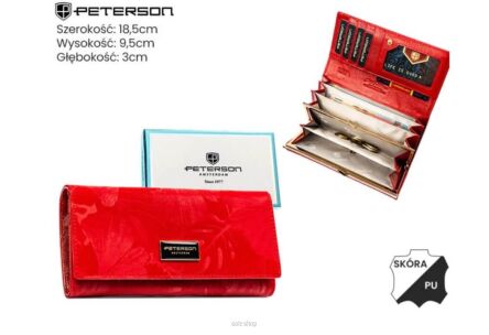 PORTFEL DAMSKI PTN PS401-MLF RED 2470 NN