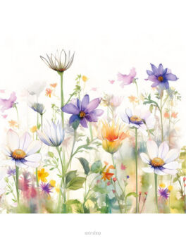 SERWETKI PIĘKNA ŁĄKA KWIATOWA 33x33 CM (20) 7241