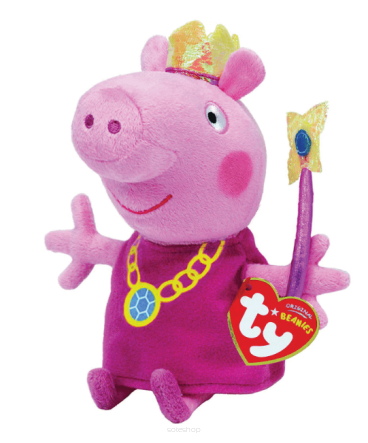 TY PLUSZ 15 CM PEPPA PIG PRINCESS 1295 NN