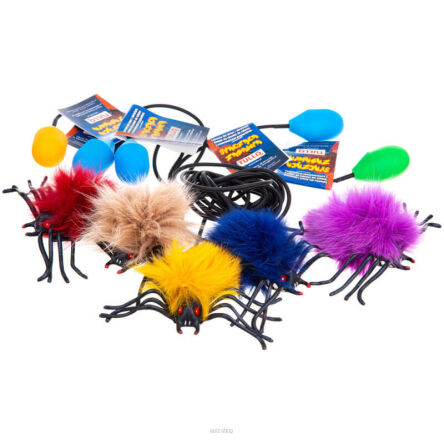 SKACZĄCY PAJĄK MIX KOLORÓW Z POMPKĄ [10] 1094 