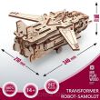 MR.P DREWNIANY MODEL PUZZLE 3D ROBO-SAMOLOT 0250 - 6